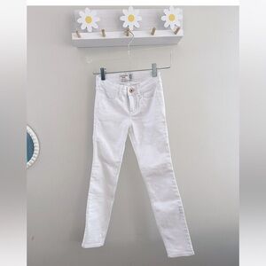 abercrombie kids Super Skinny White Jean size 9/10